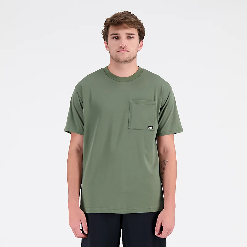 Men's Essentials Reimagined Cotton Jersey T-shirt - Deep Olive Green