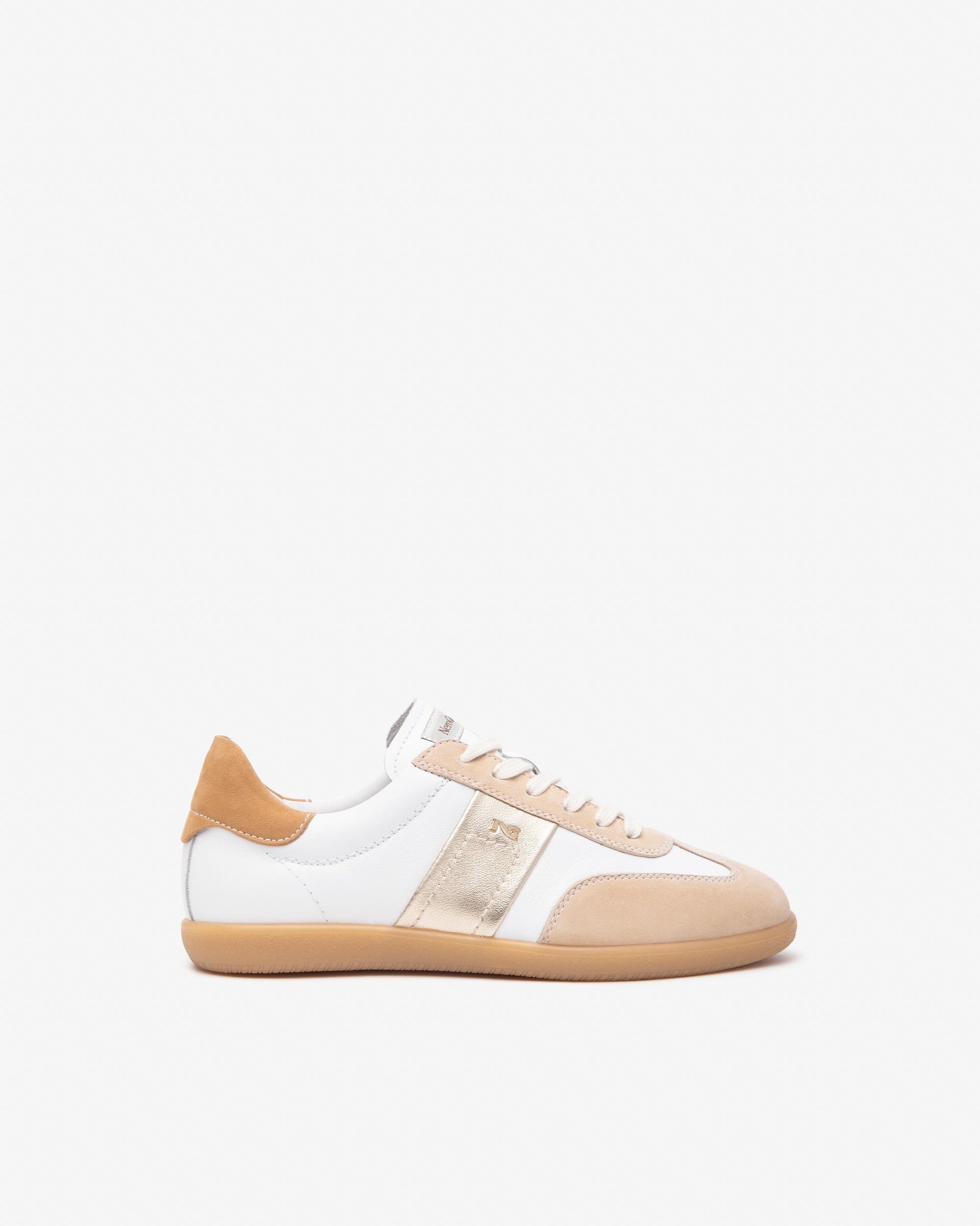 Damen-Sneaker aus Leder und Wildleder