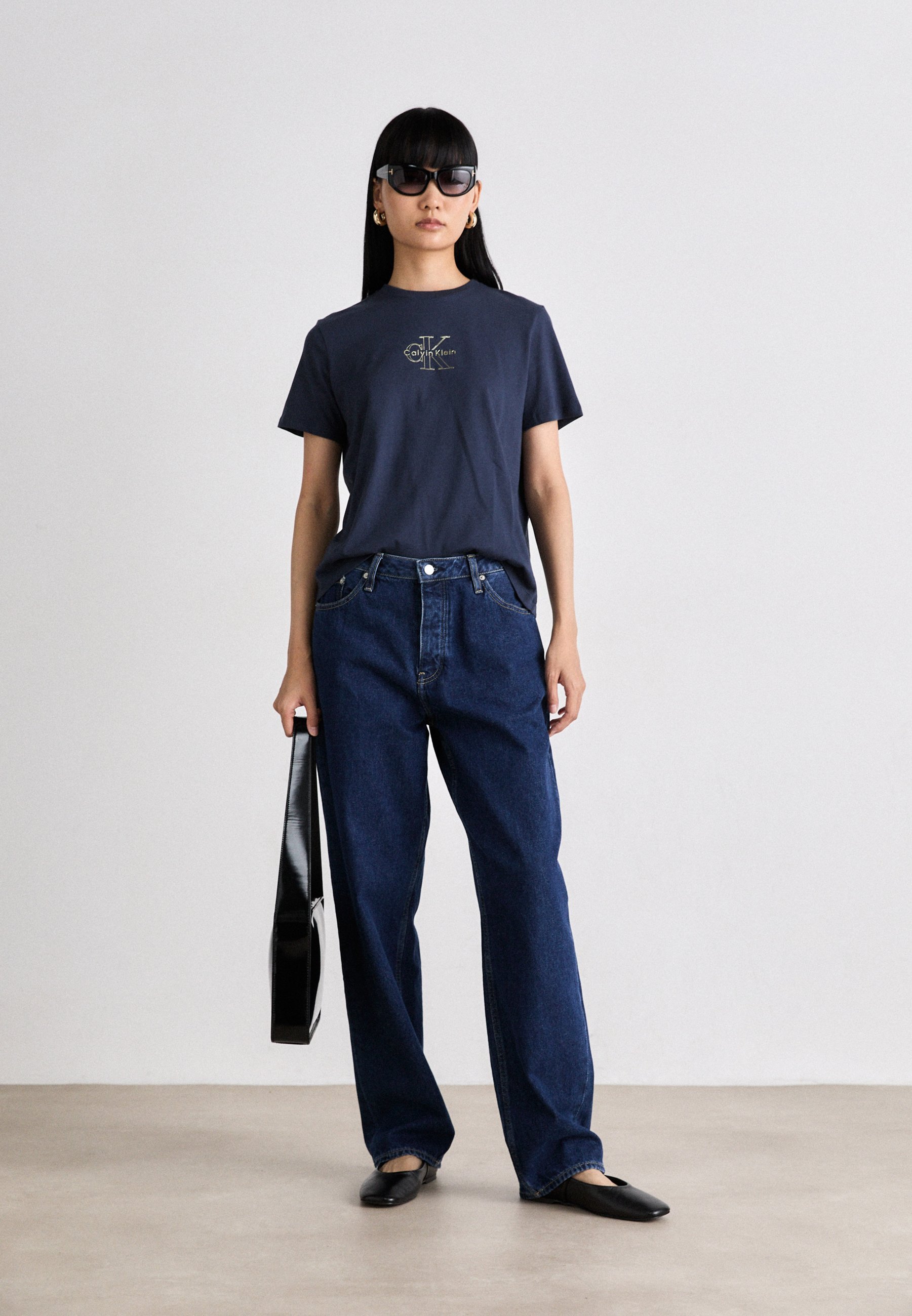 T-shirt Calvin Klein Jeans CLASSIC FOIL MONOLOGO - Imprimé - Inkwell