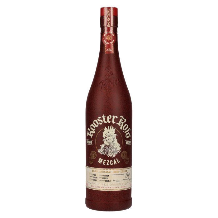 Gallo Rojo MEZCAL Artesanal Joven Espadin Tequila 43% Vol. 0,7l