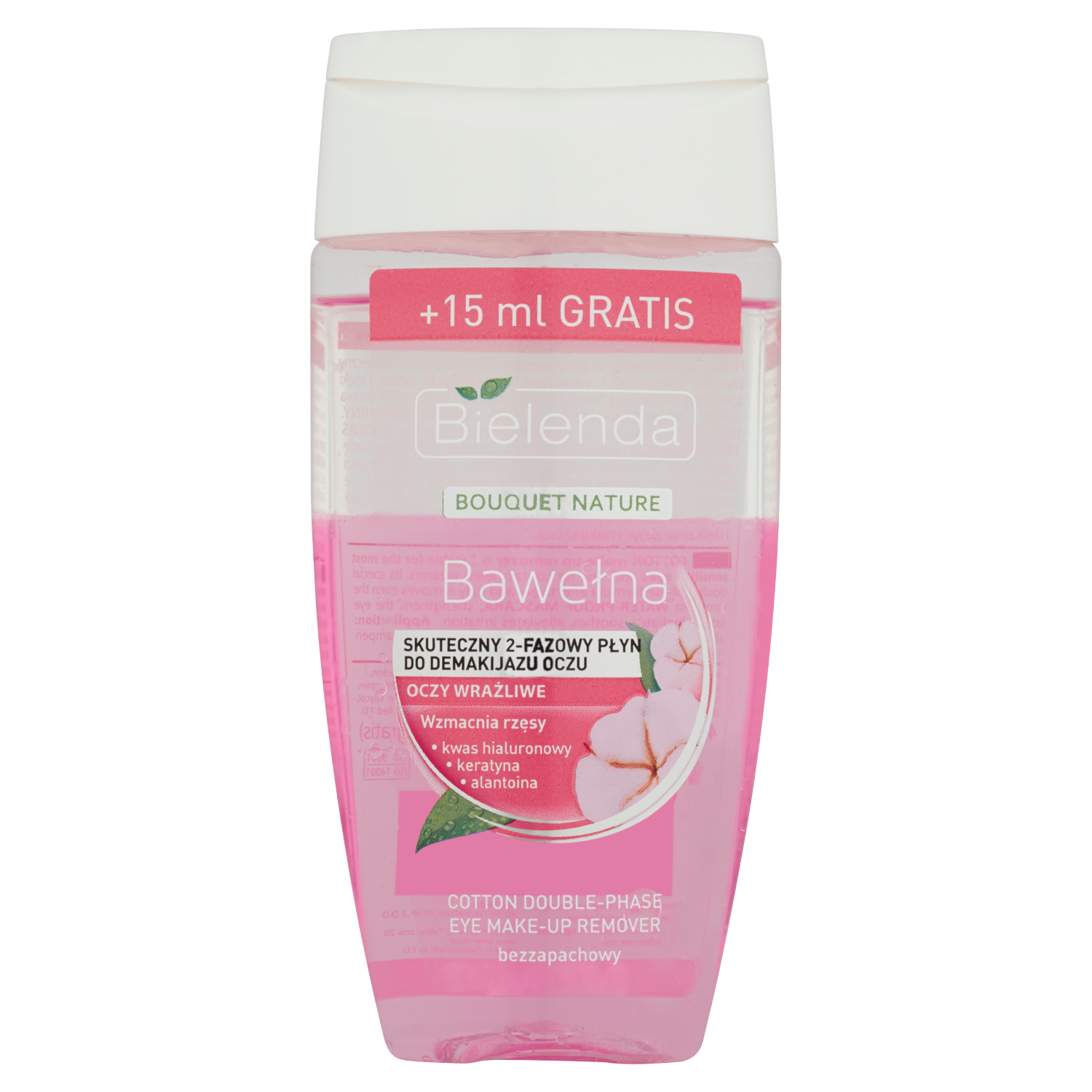 Démaquillant yeux biphasé Bielenda 140 ml Coton
