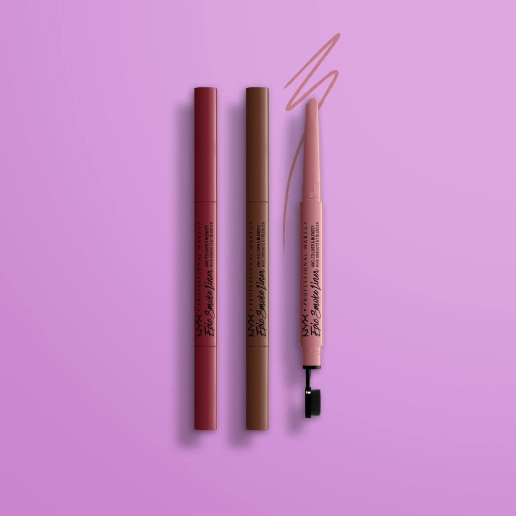 Eyeliner NYX Professional Makeup Epic Smoke Liner, con punta angolata e sfumatore – 0,2 g