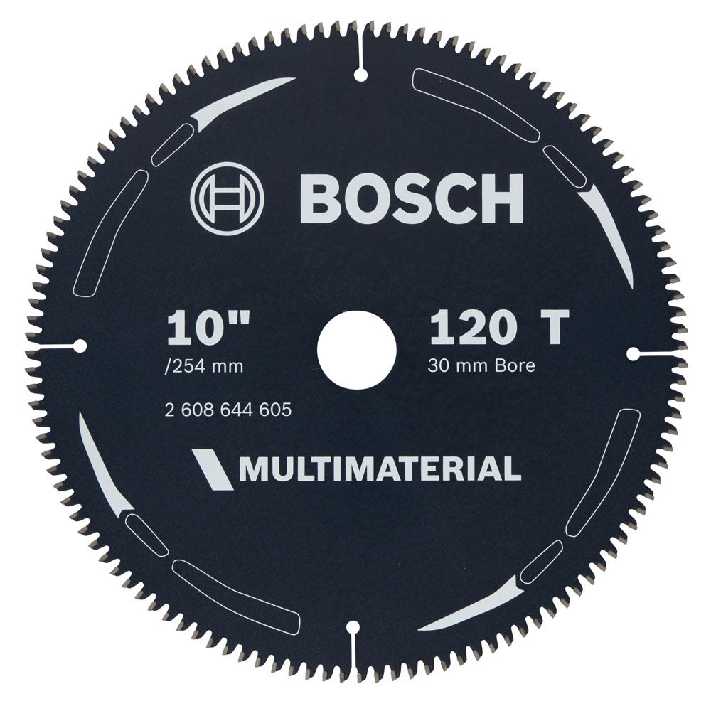 Disc de tăiere multifuncțional BOSCH TCT 254 mm 120 dinți – MULTIMATERIAL
