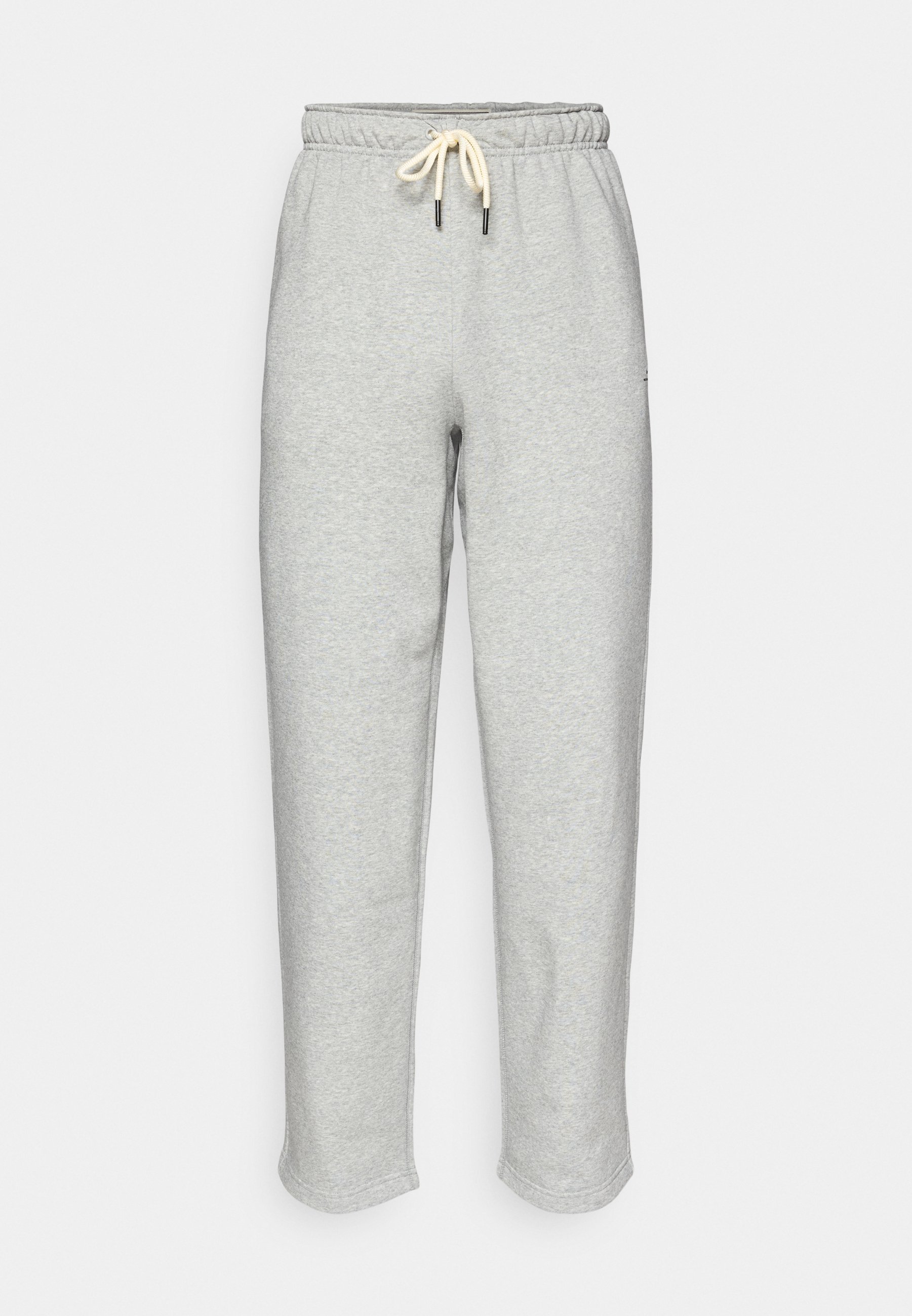 Nike Performance OPEN HEM PANT - Trainingsbroek - donkergrijs gemêleerd/zwart