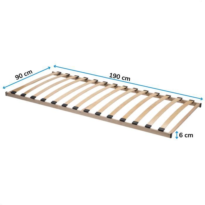 Flex Basic Lattenbodem - Bedbodem van 90x190cm - Beukenhout