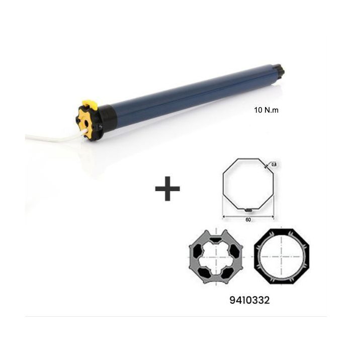 Kit de repuesto para motor de obturador con cable SOMFY LT50 - 50 mm de diámetro - 10 Nm - Ref. JET 1037061 10/17
