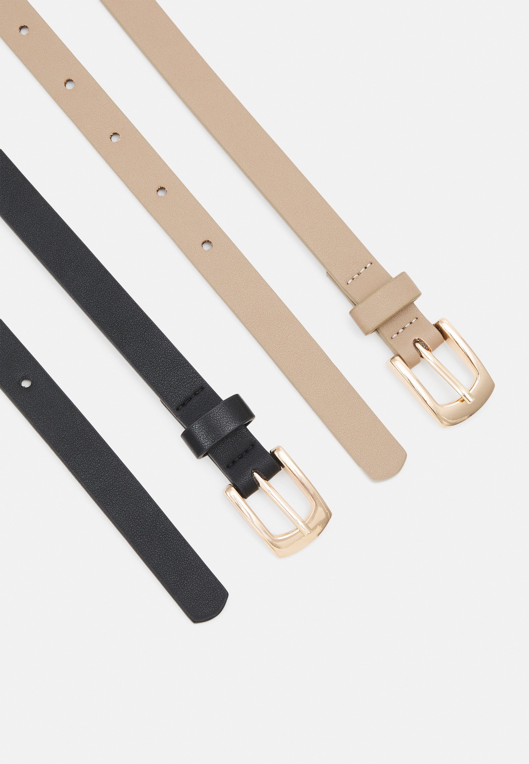 Anna Field 2-delige set - Riem - zwart/taupe