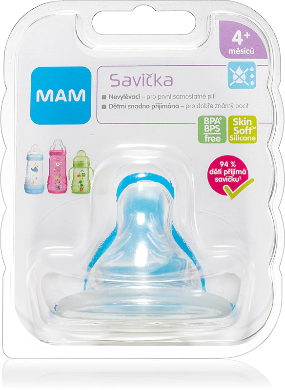 Cumlík na fľaše MAM Baby Bottles Teat bez rozlievania
