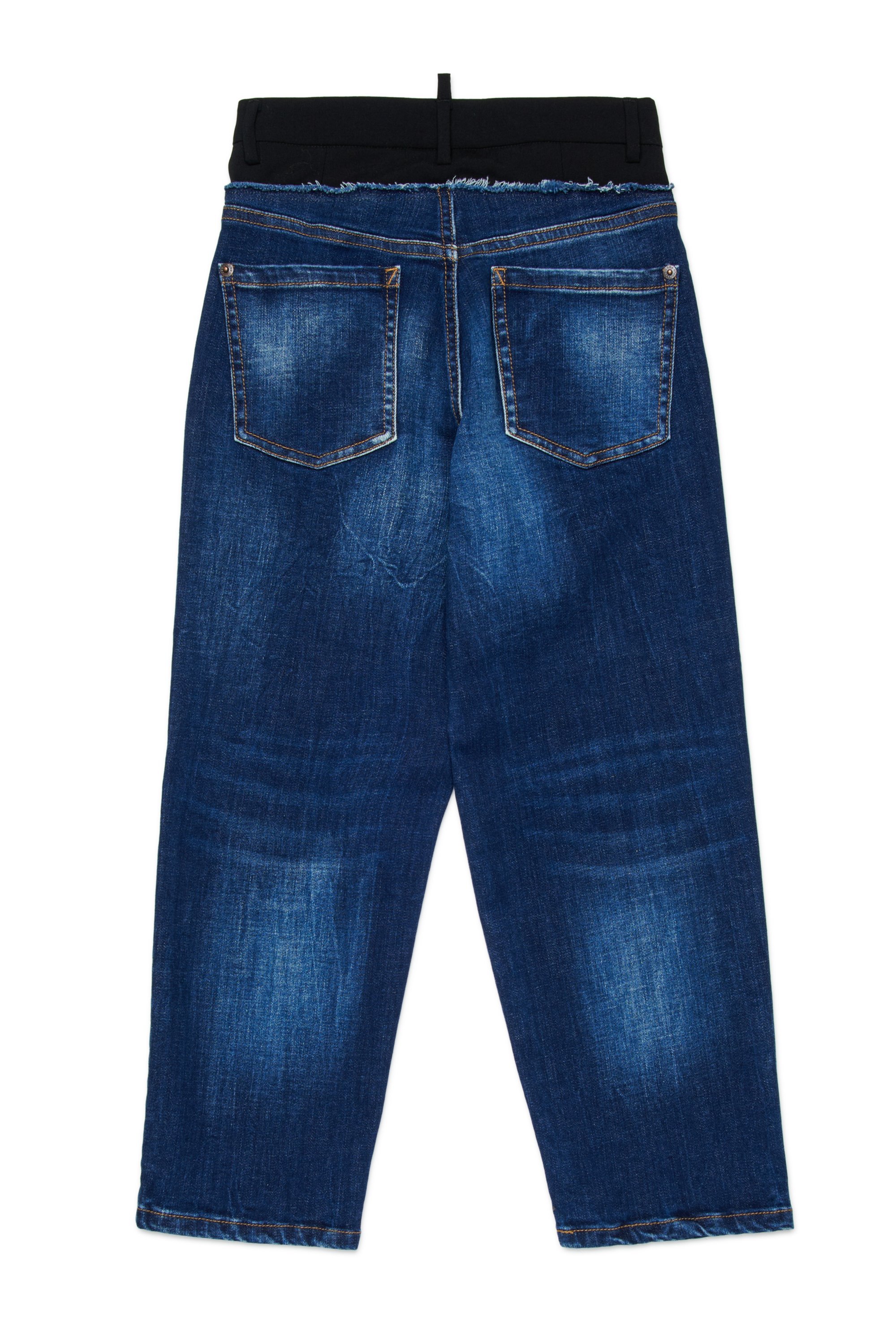 Dsquared2 UNISEX - Rechte jeans - blauwe denim