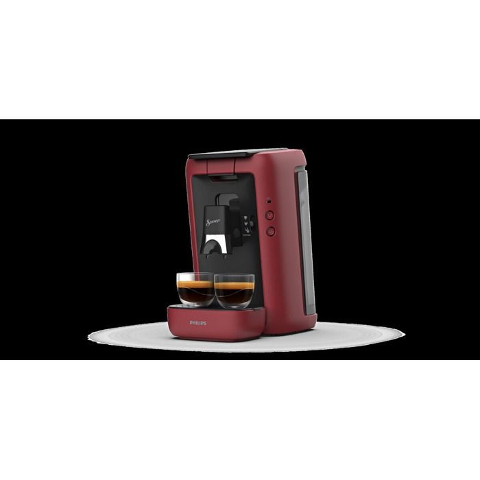 Koffiezetmachine met capsules - Philips - Senseo® Maestro - Waterreservoir van 1,2 liter - Rood - Fabrieksgarantie