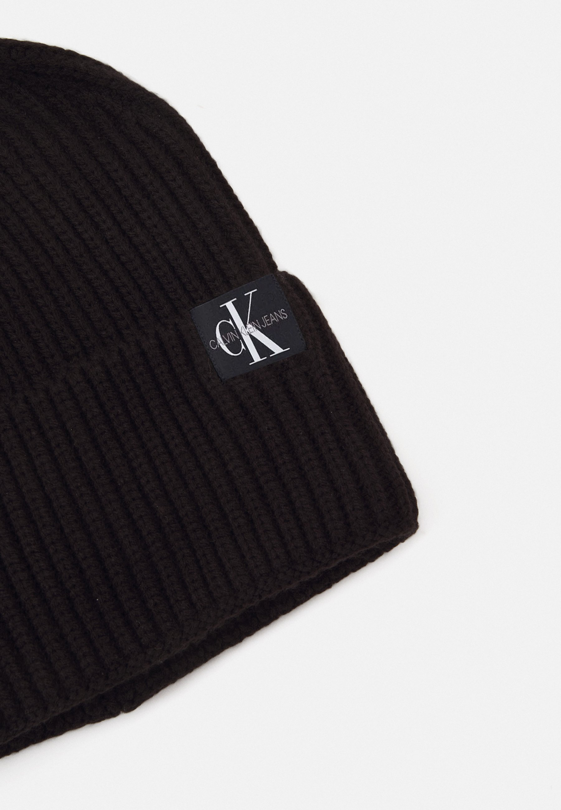 Calvin Klein Jeans MONOGRAM BEANIE UNISEX - Mütze - schwarz