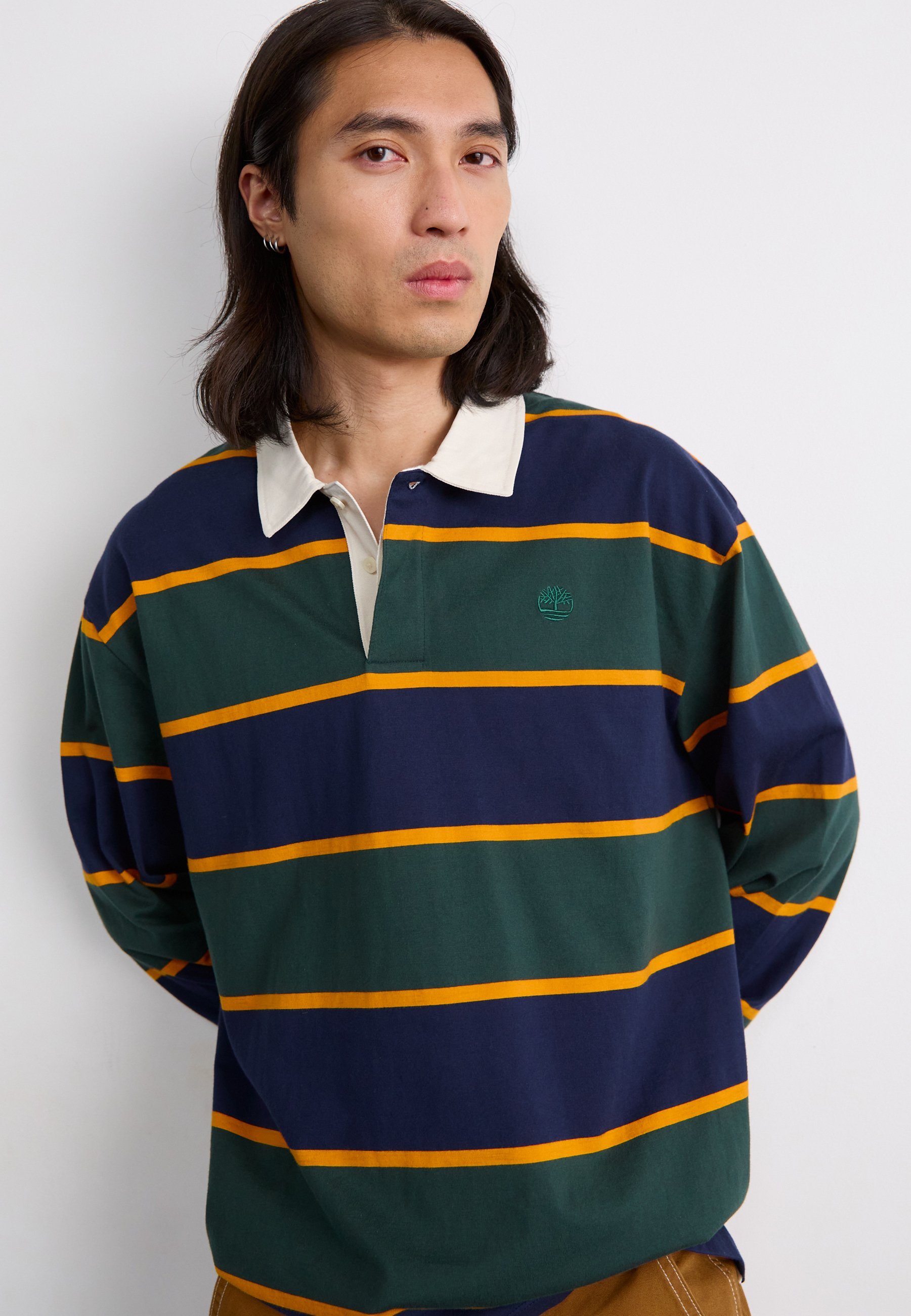 Timberland RUGBY - Polo - caban/vert pignons