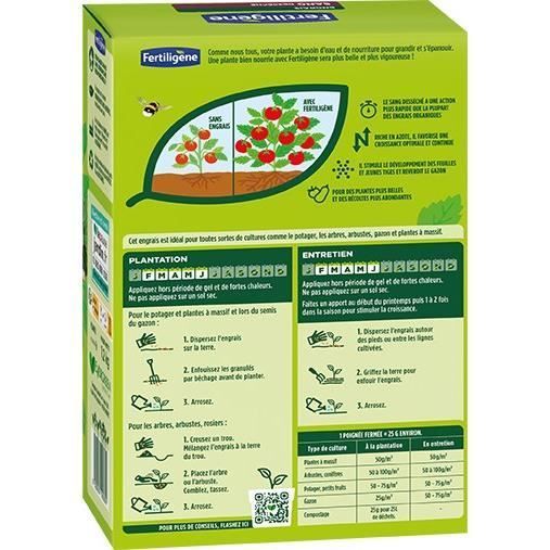 Sangre deshidratada UAB FERTILIGENE - FSAN12 - 1,2 kg - Efecto potenciador - Ideal para flores y huertos