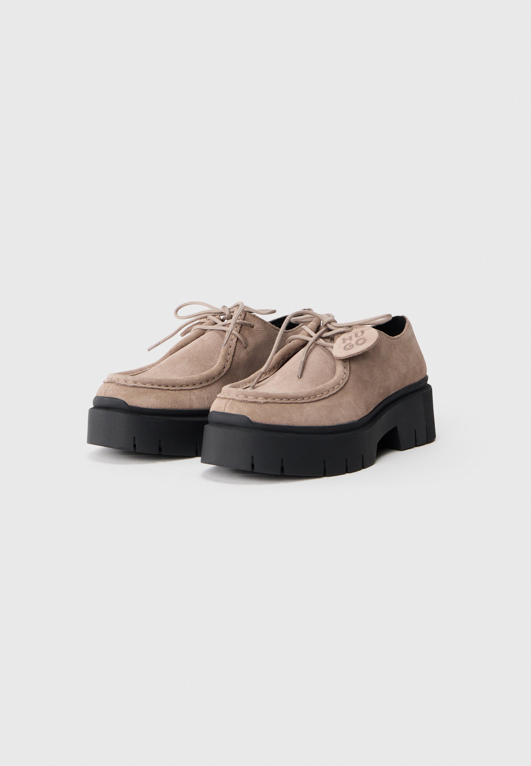 HUGO KRIS - Chaussures à lacets - beige clair