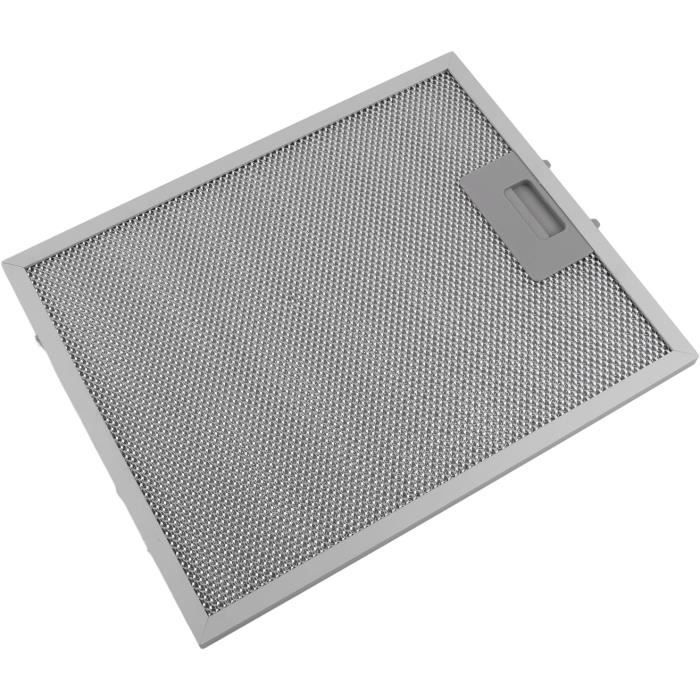 Lot de 2 filtres pour hotte aspirante, grille métallique, 320 x 260 mm, filtre pour hotte aspirante