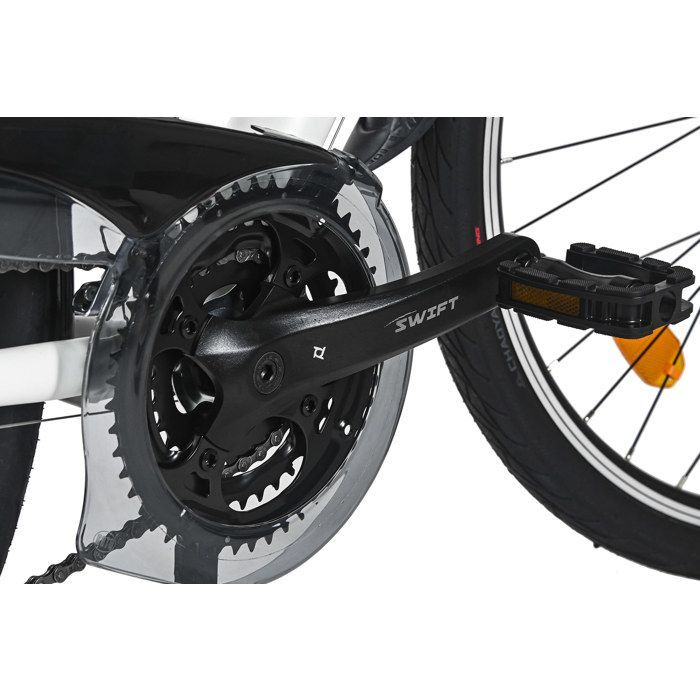 DaCapo VTC Femme 28'' Firenze 200 blanc 24 vitesses TC 48 cm V-Brakes