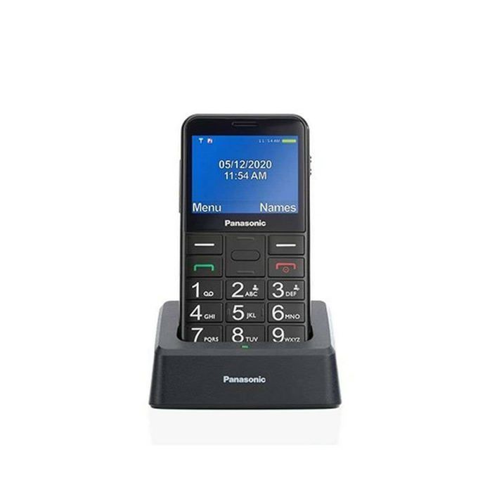 Teléfono móvil Panasonic KX-TU155EXBN negro para personas mayores