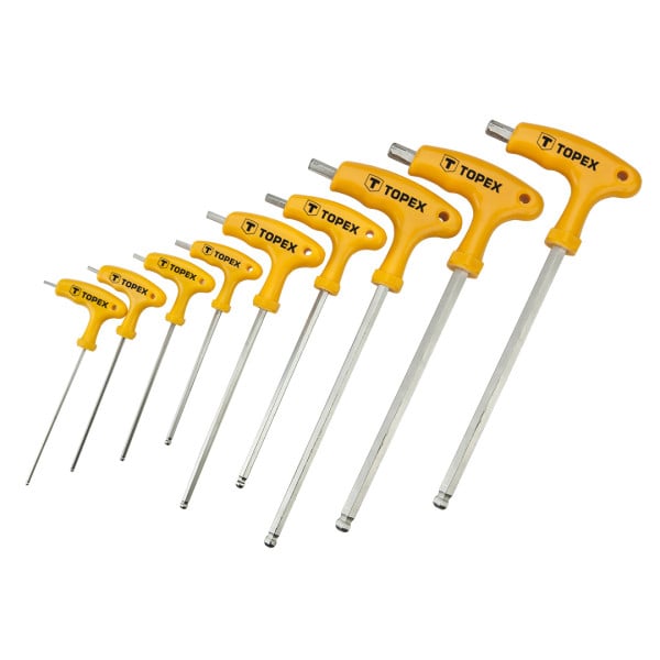 Klucze Torx, T10-T50, zestaw 9 szt. TOPEX 35D968