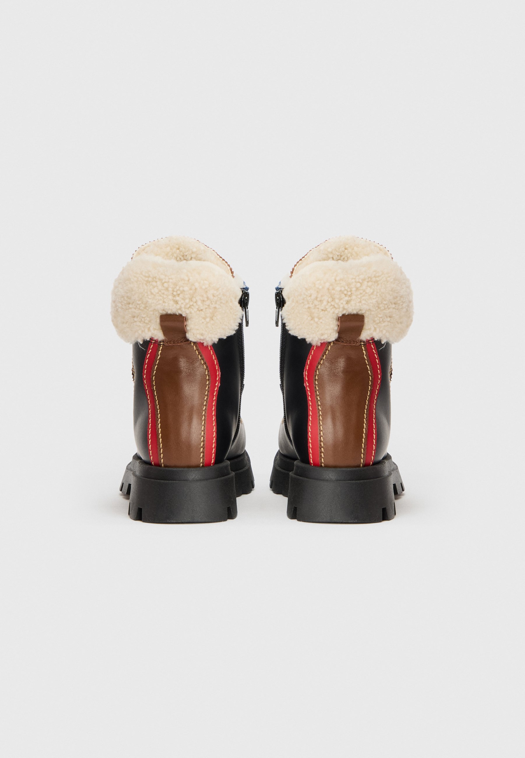 Dsquared2 UNISEX - Stivaletti stringati - nero/rosso/denim/kaki/marrone