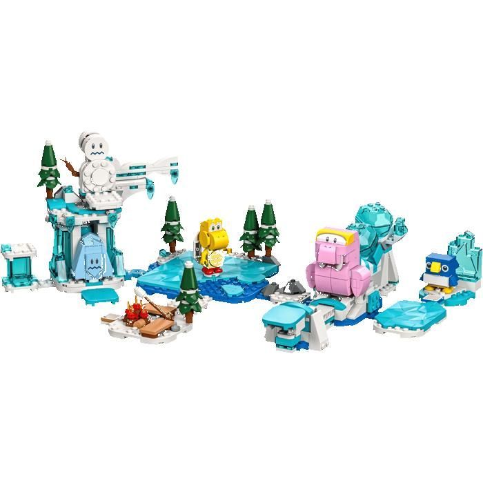 LEGO super mario 71417 Ensemble d’extension L'aventure dans la neige de Morsinet Cadeaux Jouets Objets de collection 7+