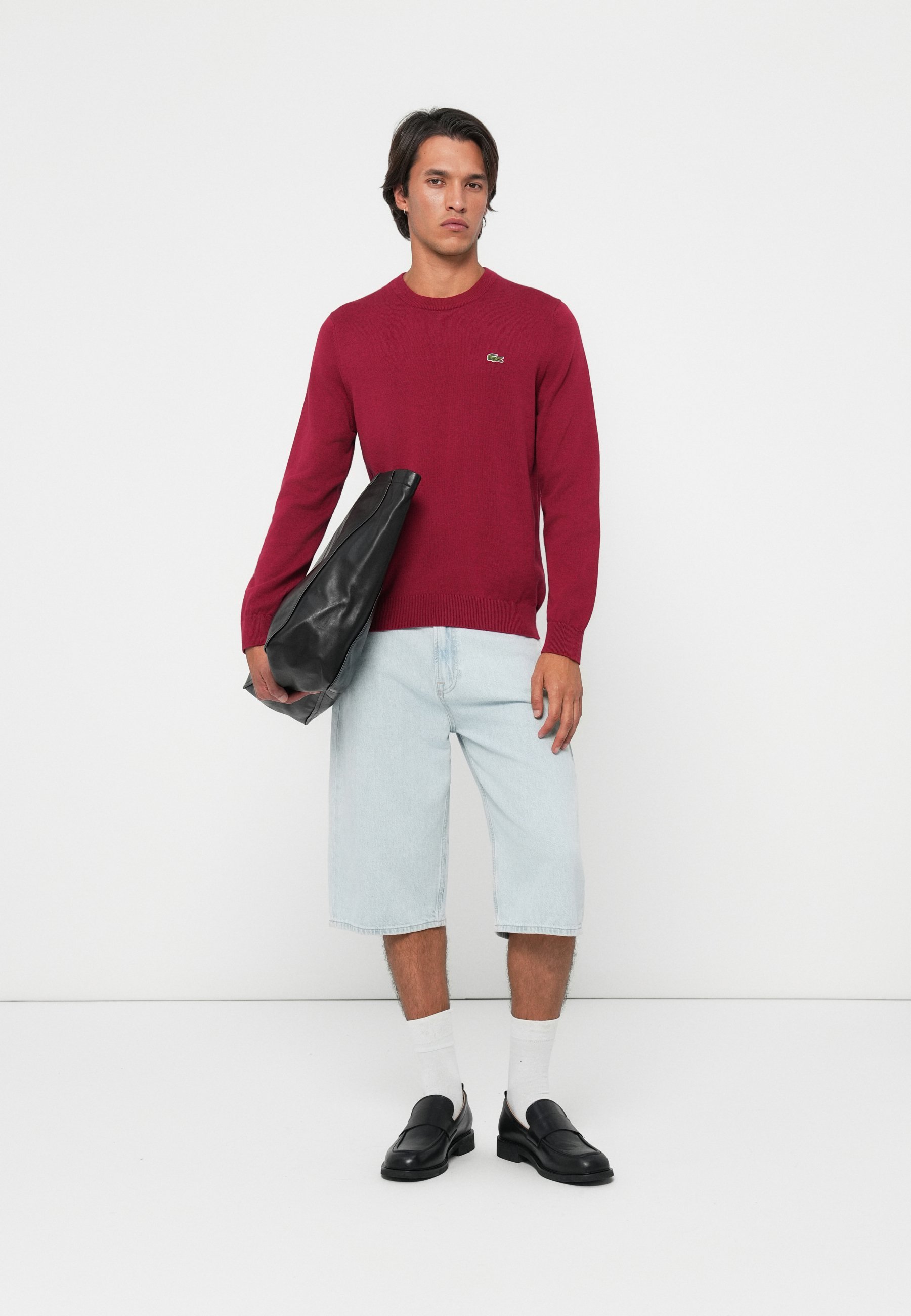 Lacoste Unisex-Pullover – Bordeaux