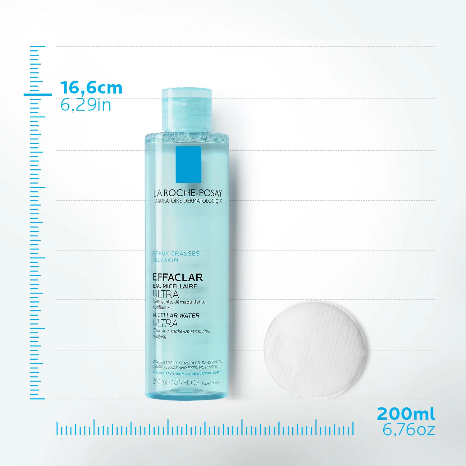Apă Micelară Effaclar pentru Ten Ultra Gras 200 ml - La Roche-Posay