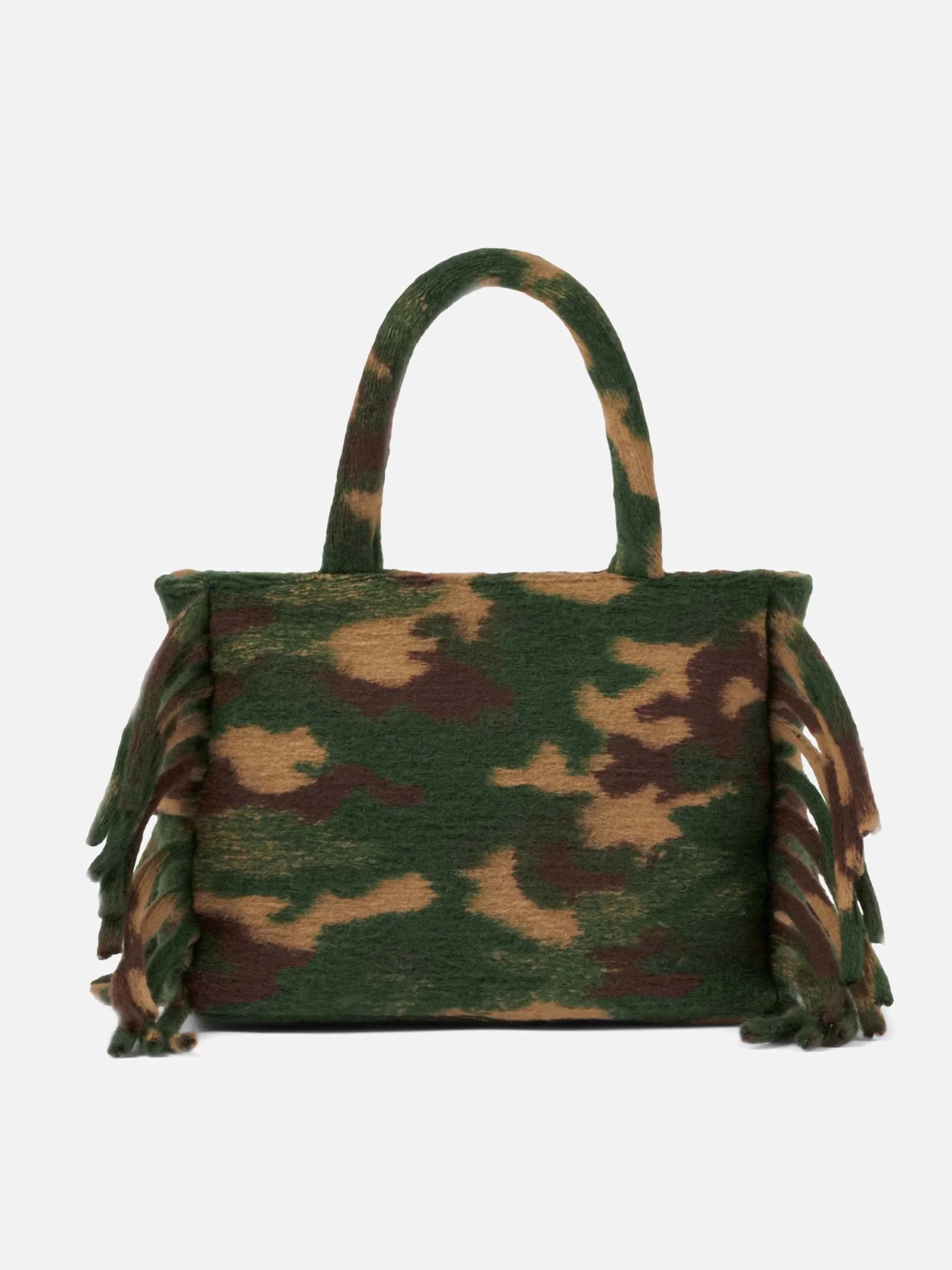 Colette-taske betrukket med camouflageprint