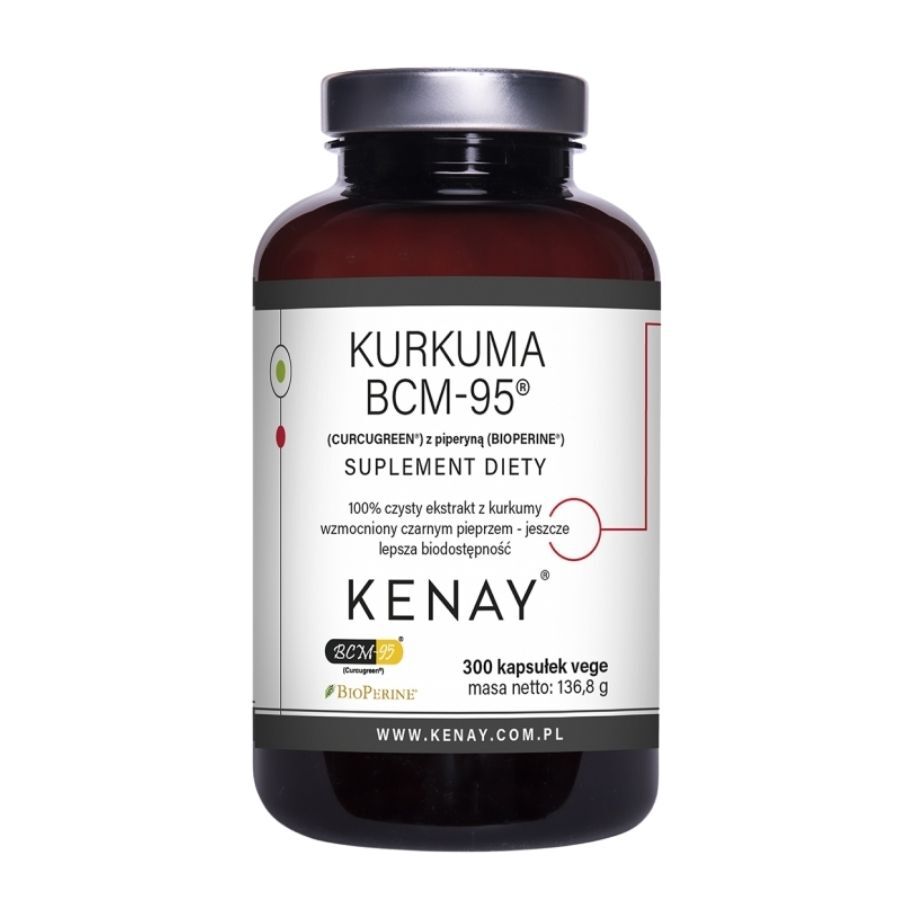 Curcuma Kenay BCM-95 con Bioperine Piperina