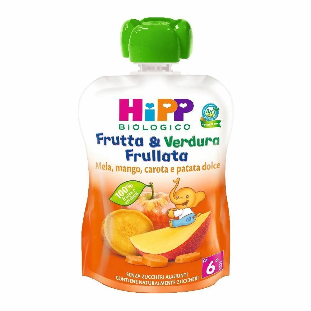HIPP Hipp Frutas e Vegetais Orgânicos Car/Ma/Ba90G