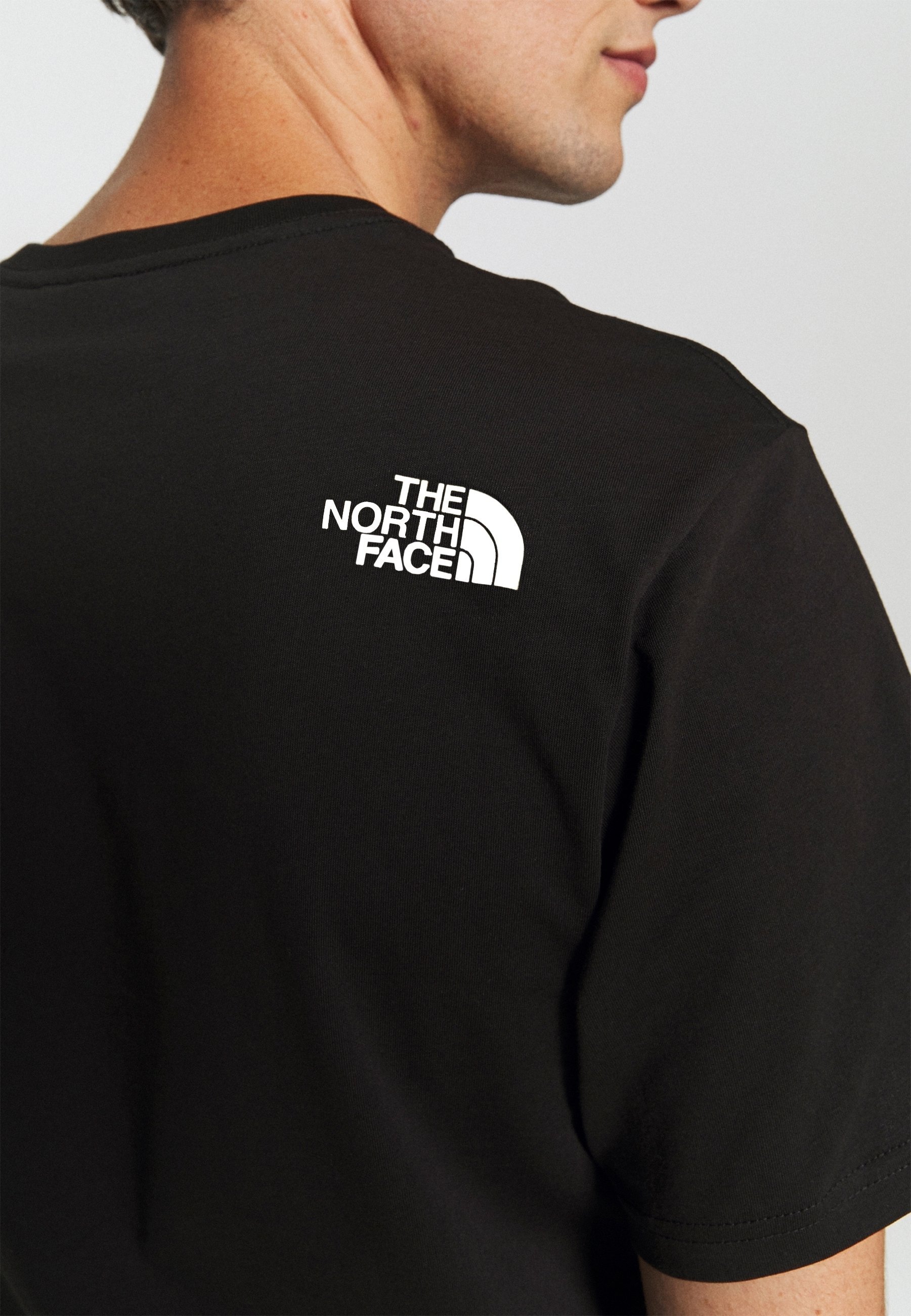 The North Face T-shirt met print - zwart