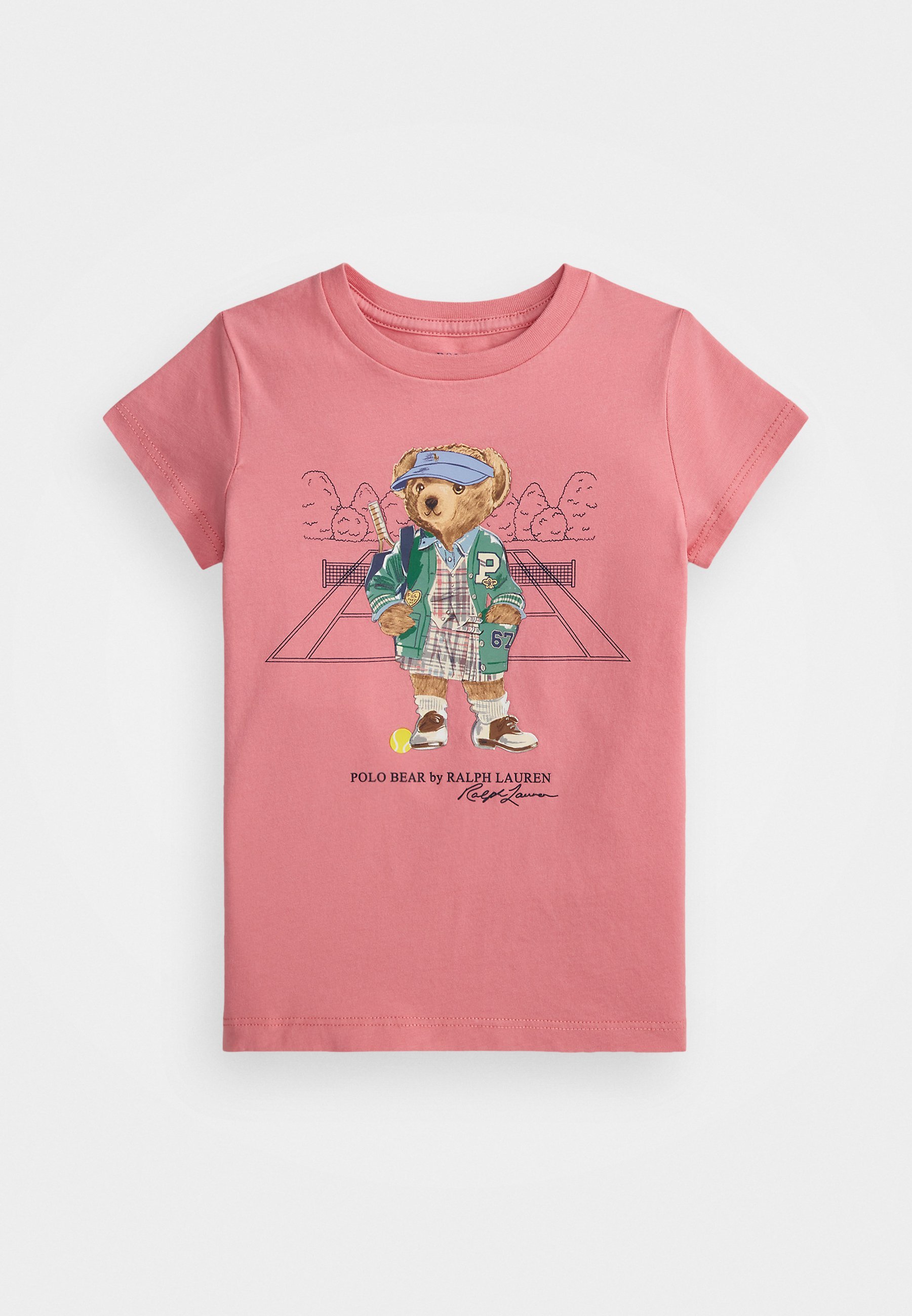 Polo Ralph Lauren POLO BEAR T-SHIRT EN JERSEY DE COTON - Imprimé pivoine délavée