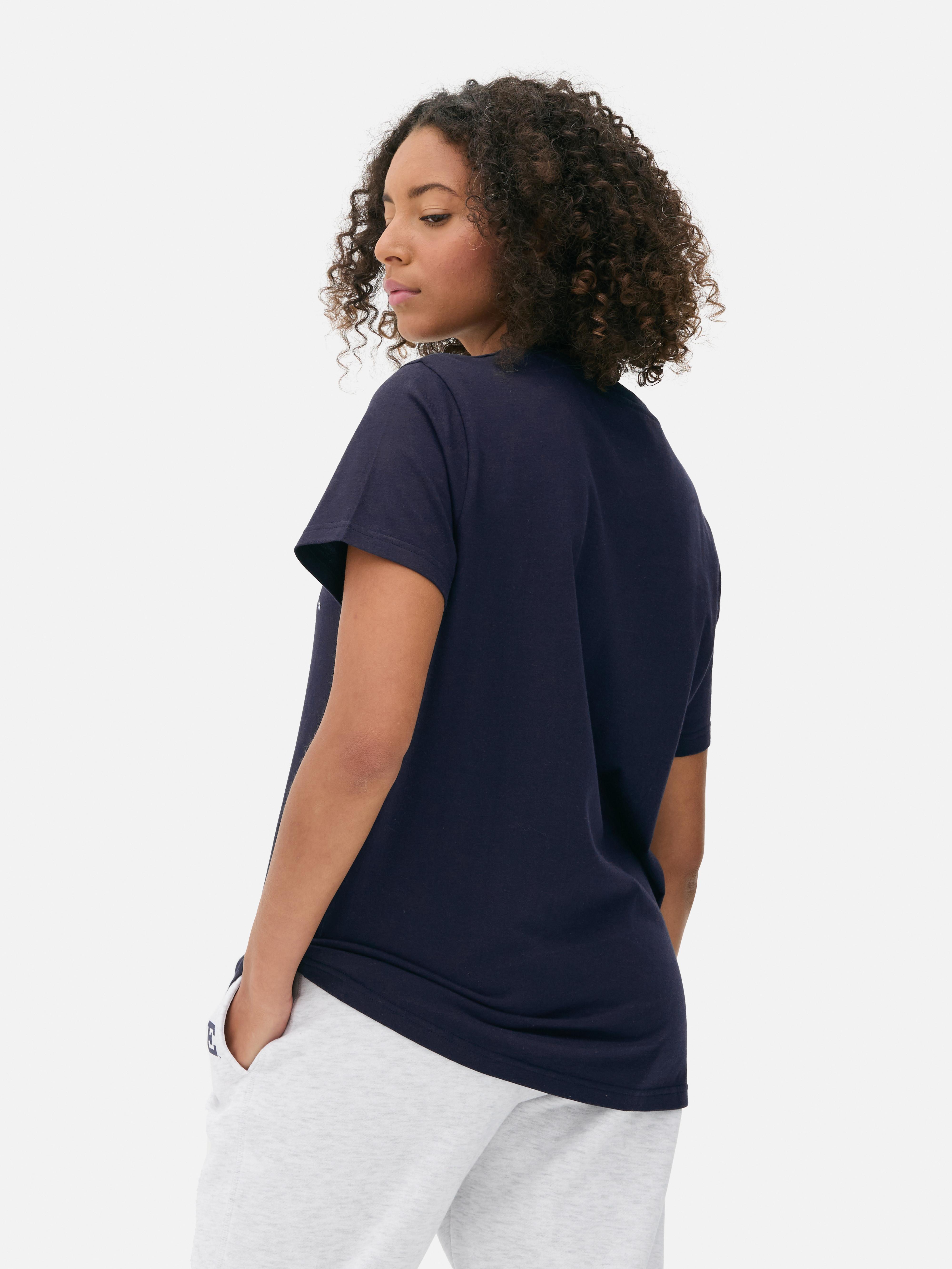 Tricou cu imprimeu Yale Un tricou cu mânecă scurtă cu un imprimeu Yale impresionant