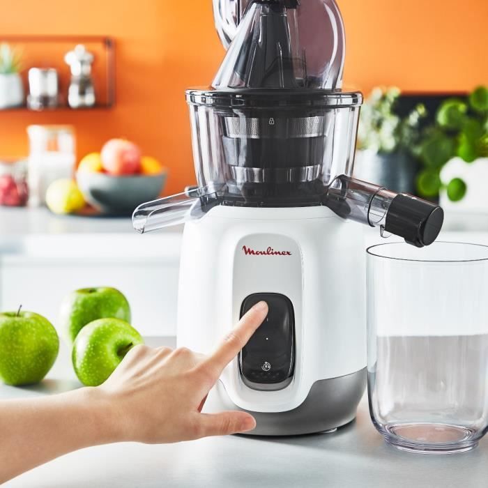 Moulinex Ultra Juice, Extracteur de Jus, 2 Filtres, Gourde, 200 W, ZU600110