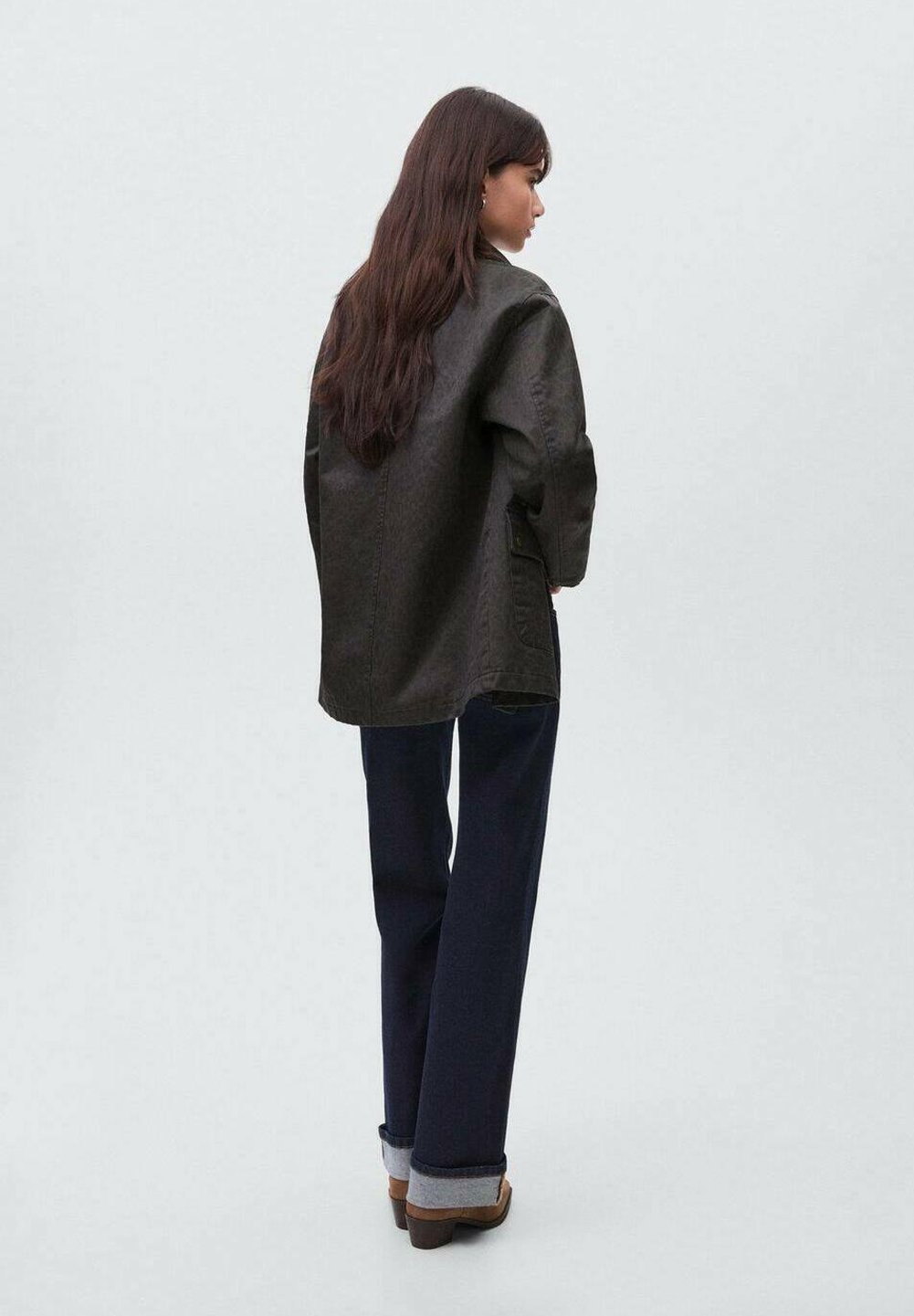 Mango Kids TEEN - Manteau court - marron foncé