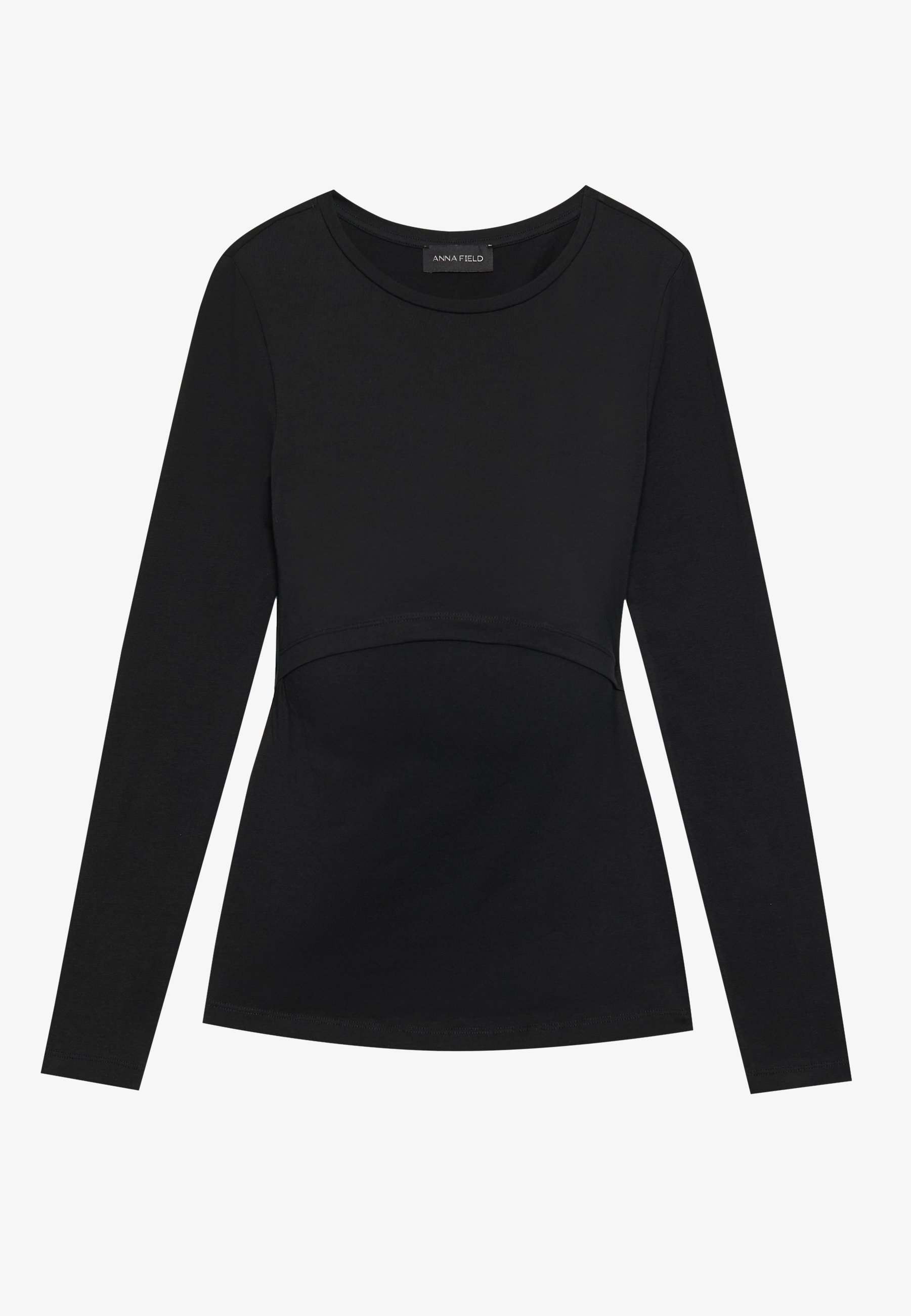 Anna Field MAMA BORSTING TOP MET LANGE MOUWEN (2 STUKS) - Top met lange mouwen - wit/zwart