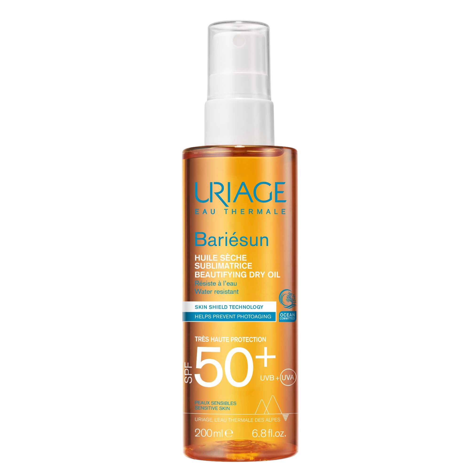 Bariésun sausā eļļa SPF50 Saules aizsardzības aptieka
