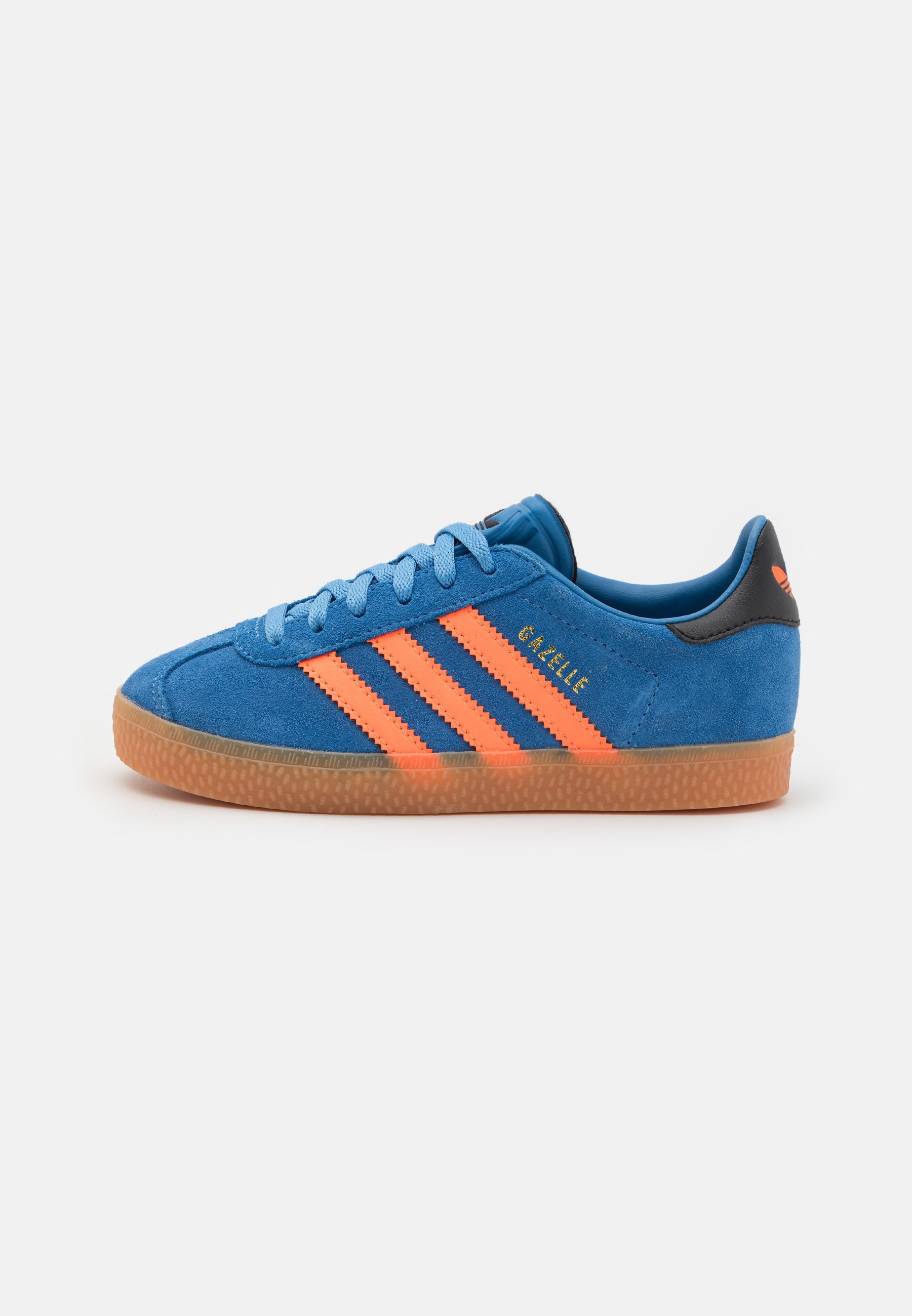 adidas Originals GAZELLE ENFANTS - Baskets - bleu vif/orange solaire/noir
