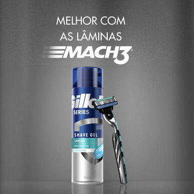 Gillette Duo Series Forfriskende Barberingsgel 200 ml x 2