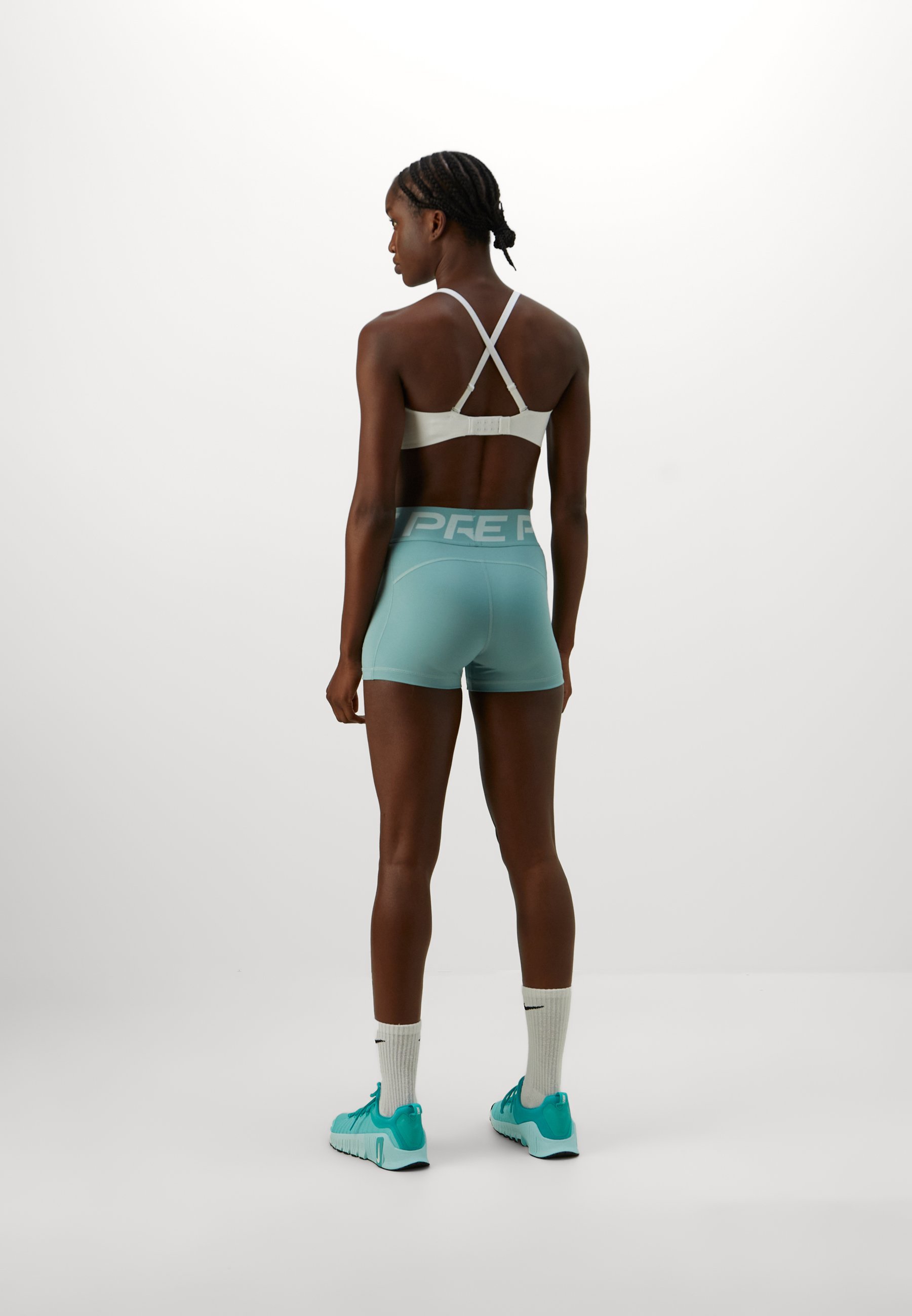 Legging Nike Performance SCULPT SHORT - Canon/Blanc
