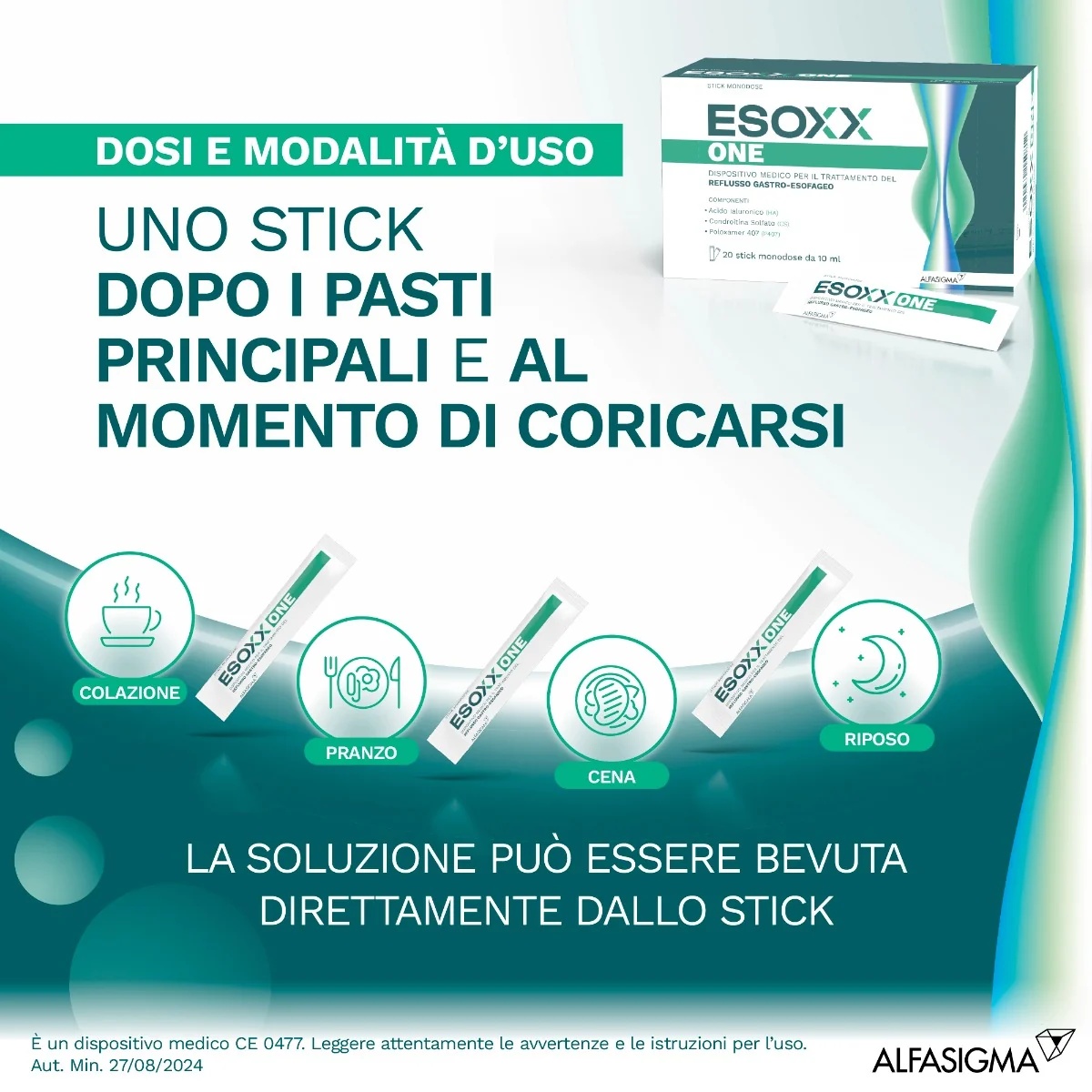 ESOXX Esoxx One 20 sachês orodispersíveis anti-refluxo