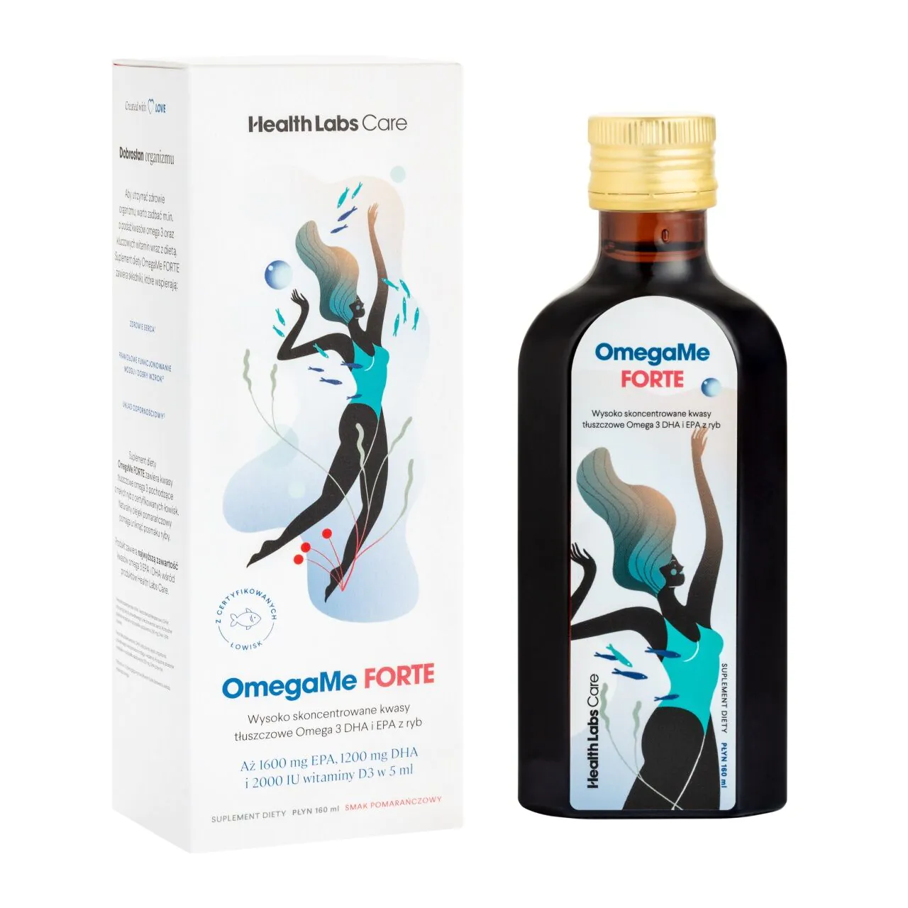 Health Labs OmegaMe Forte, Płyn