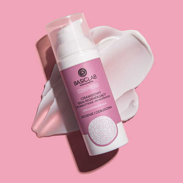 BasicLab Ceramid Regeneráló Krém Könnyű Állagú 50ml