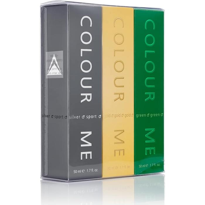 Trojni paketi Color Me SREBRNA ŠPORTNA/ZLATA/ZELENA