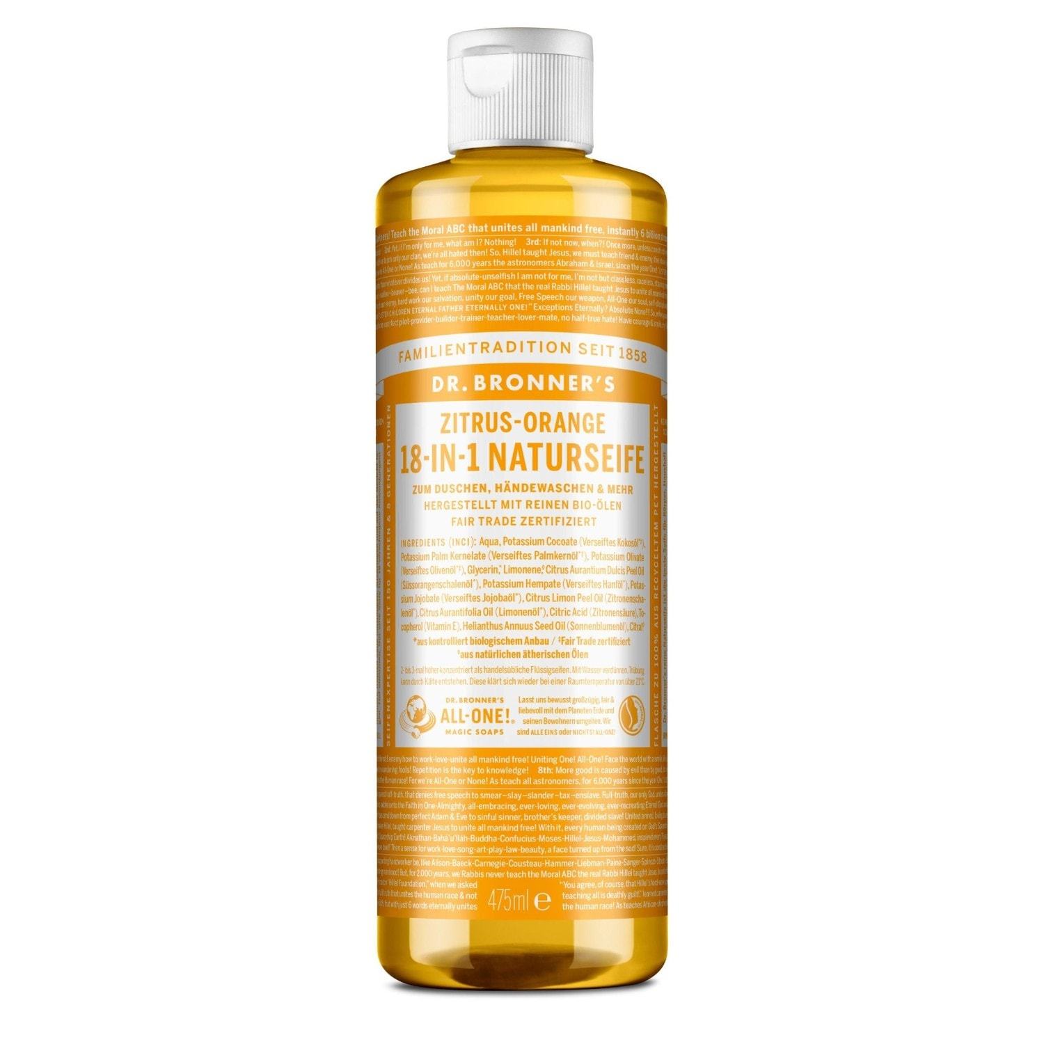 Sprchový gél Dr. Bronner's Citrus Orange - 475 ml