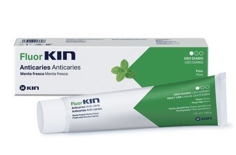 Fluor Kin pasta protiv karijesa sa svježom mentom Paste za zube i paste za zube