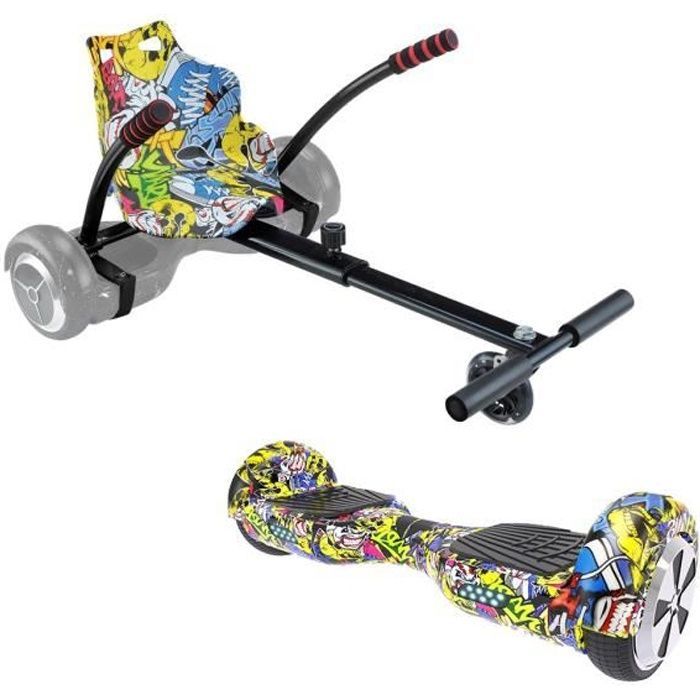 Pacchetto Hoverboard + Kart Multicolore - URBANGLIDE - Ruote da 6,5
