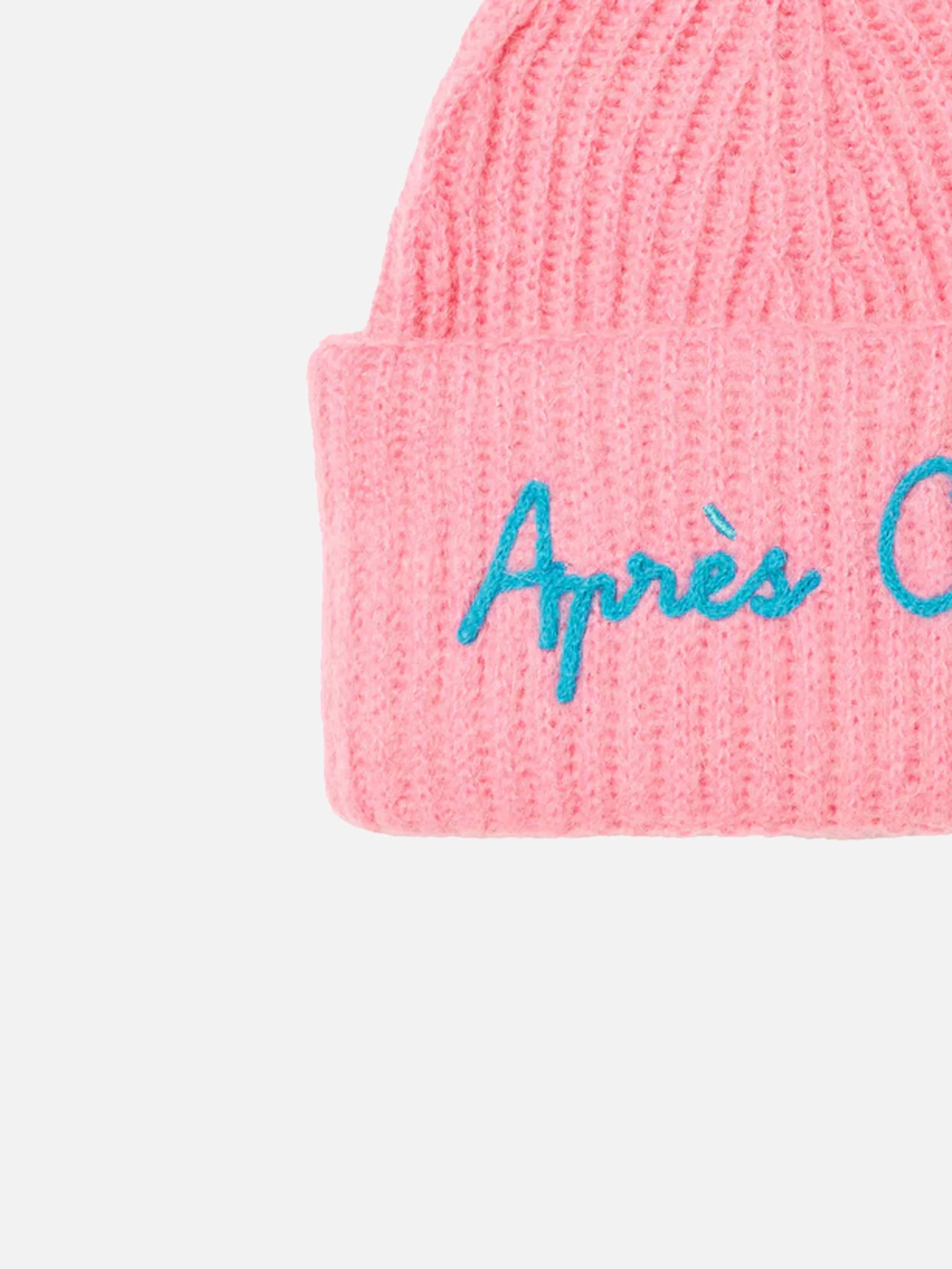 Damenhut aus gebürstetem, superweichem Material mit Après Chic-Stickerei