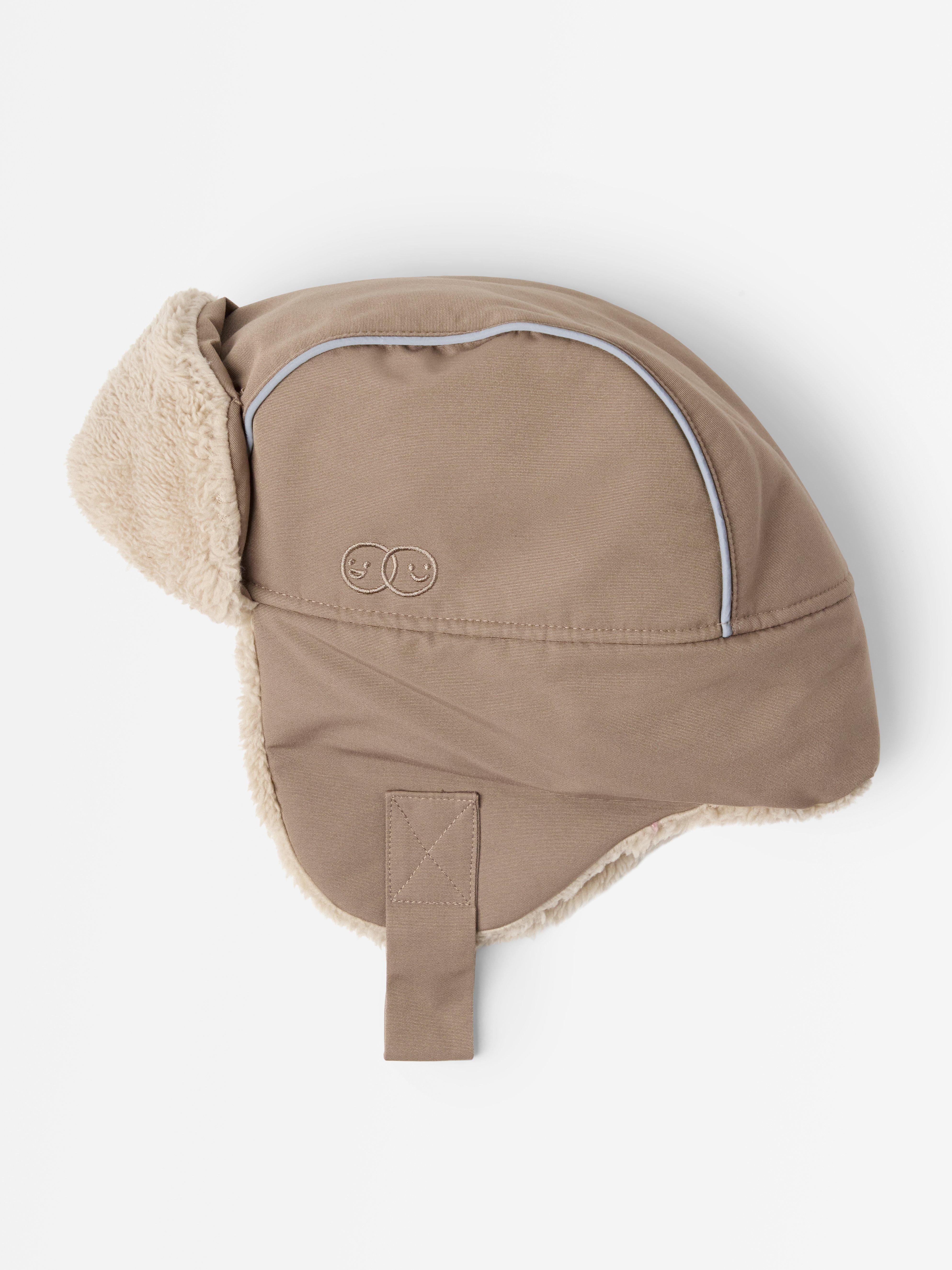 Vattentät, vadderad mössa – Kids Performance Wear Dark Khaki