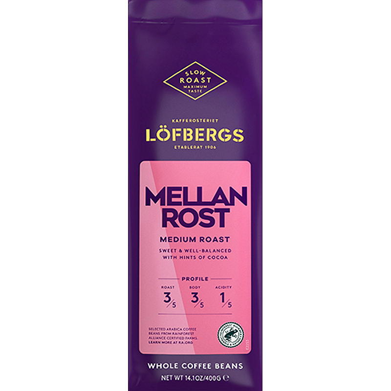 Löfbergs Kaffebønner 400 g Mellemristet Löfbergs