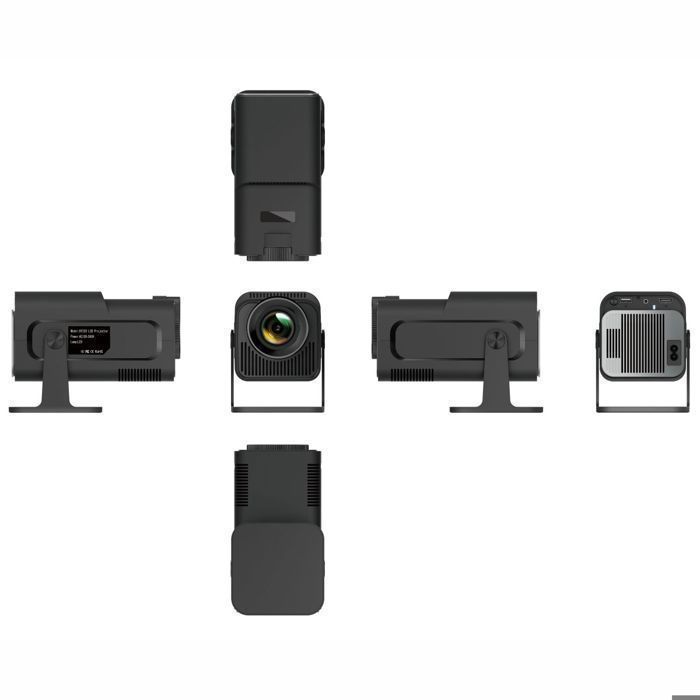 Miniproyector de vídeo portátil - MARCA - HY320 - Full HD 1080p - Decodificación 4K - WiFi 6